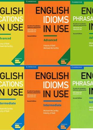 Підручники english collocations, idioms, phrasal verbs in use