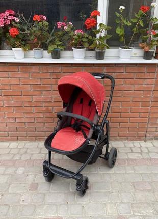 Універсальна коляска 2 в 1 graco evo (red)5 фото