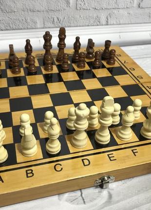 Нові. дерев'яні шахи. нарди 3в11 фото