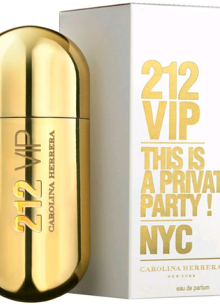 Жіночі парфуми "carolina herrera 212 vip gold"100ml