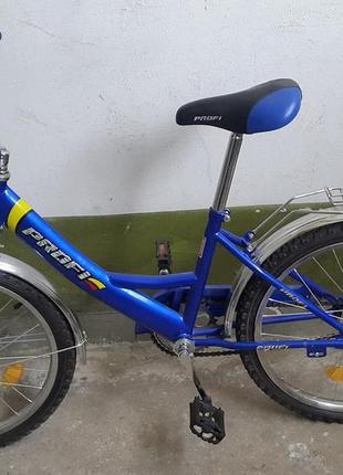 Дитячий велосипед profi 20" (синій)