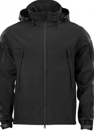 Тактична куртка soft shell (black)