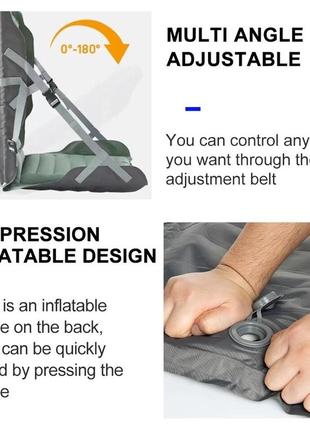 Widesea туристический матрац на кресло со встроенным насосом