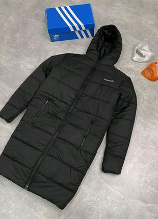 😎🔥куртка довга adidas❄️2 фото