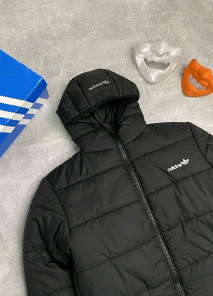 😎🔥куртка довга adidas❄️3 фото