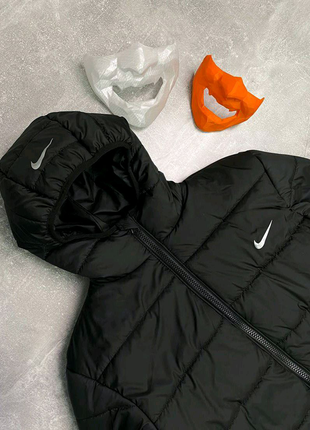 😎🔥куртка довга nike❄️4 фото