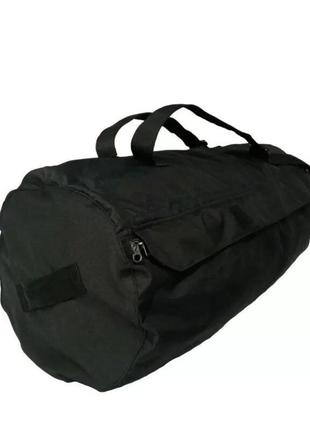Армійський баул сумка на 110 літрів колір чорний2 фото