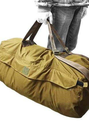 Армійський баул сумка на 110 літрів колір пісок2 фото