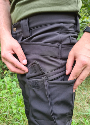 Тактичні штани софтшелл (soft shell) \ штани для полювання7 фото