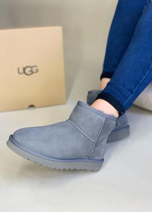 Женские ugg mini classic grey2 фото