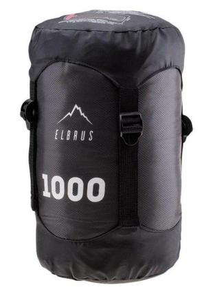 Спальний мішок elbrus carrylight 1000 220 чорний elbs-сrlt1000-bl