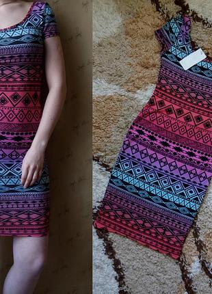 Плаття new look/платье в орнамент