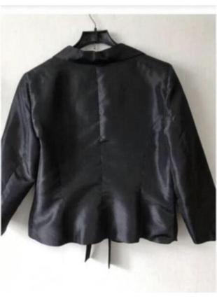 Пиджак жакет женский черный2 фото