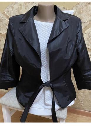 Пиджак жакет женский черный1 фото