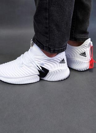 Чоловічі кросівки adidas alphabounce білі3 фото