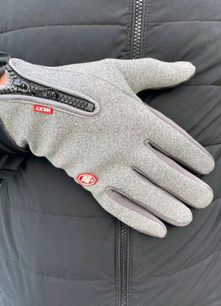Сенсорні рукавички windstopper утеплені флісові (для сенсорних5 фото