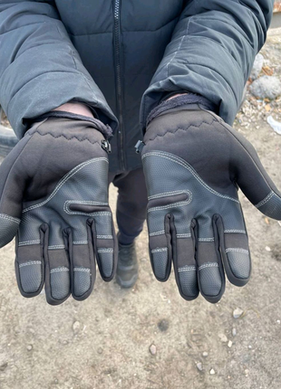 Сенсорні рукавички windstopper утеплені флісові (для сенсорних9 фото
