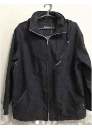 Куртка ветровка женская черная5 фото