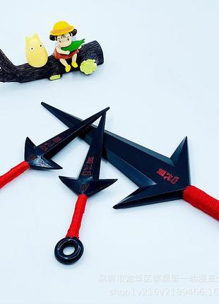 Набір кунаїв наруто мінато 3 шт - косплей аніме - наруто2 фото