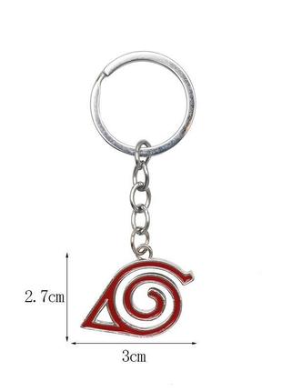 Брелок наруто коноха "прихований лист" - косплей аніме - наруто