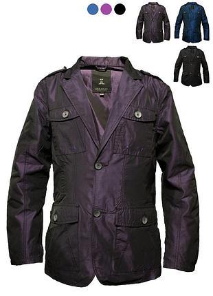 Ультрамодний ефектний піджак - жакет фіолетового кольору