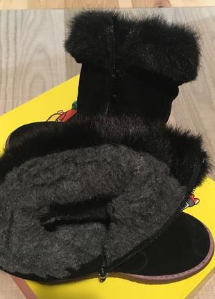 Сапоги зимние, замша 3