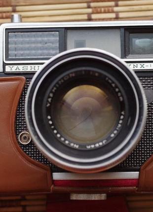 Фотоапарат yashica lynx-1000 + yashinon 4,5 cm 1,8 + кофр і коробка
