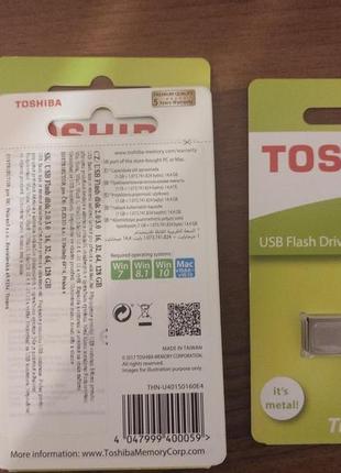 Флеш-драйв toshiba u401 owari 16 gb metal (thn-u401s0160e4)