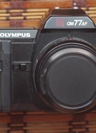 Фотоапарат olympus om 77 af + olympus 50 af 50 mm 1.8 + чохол