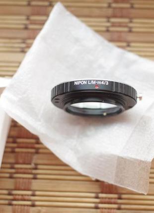 Переходник конвертер адаптер nipon l/m - m4/3  leica - micro