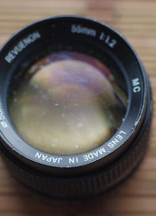 Объектив revuenon  55mm 1.2 mc для pentax pk