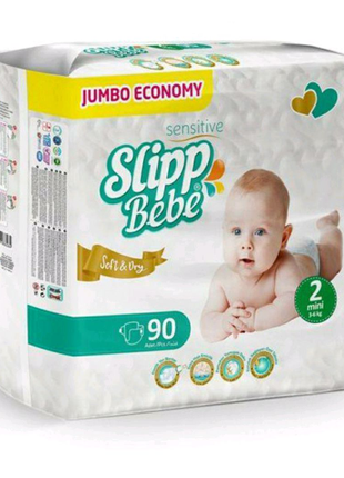 Підгузники predo baby slipp bebe 2 (3-6 кг) 90 ш