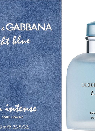 Dolce&gabbana light blue pour homme eau intense 100 мл1 фото