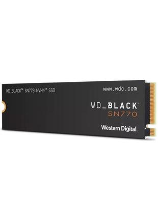 Накопитель ssd m.2 2280 500gb sn770 black wd (wds500g3x0e)