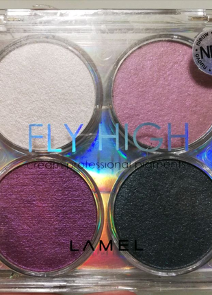 Lamel professional fly high пигмент, тени, хайлайтер для макияжу1 фото