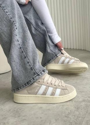 Кроссовки adidas campus beige