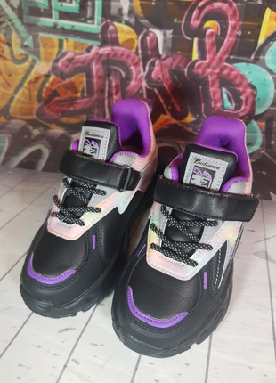 Практичні кросівки для дівчинки, код 11202 фото