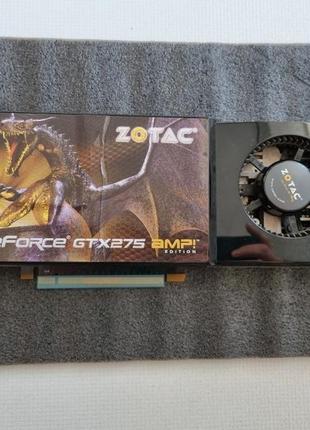 Відеокарта zotac gtx 275 amp! edition