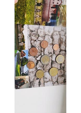 Річний набір євро монет