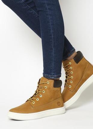 Ботинки кроссовки  timberland londyn 6 inch boots wheat nubuck1 фото