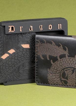 Чорний кардхолдер debbie dead black dragon cardholder8 фото