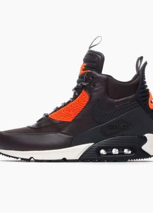 Оригінальні зимник кросівки nike air max 90 sneakerboot1 фото