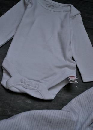 Костюм боді з довгим рукавом і комбінезон повзунки f&f3 фото