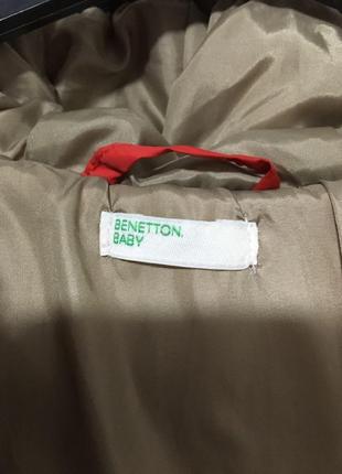 Курточка benetton baby3 фото