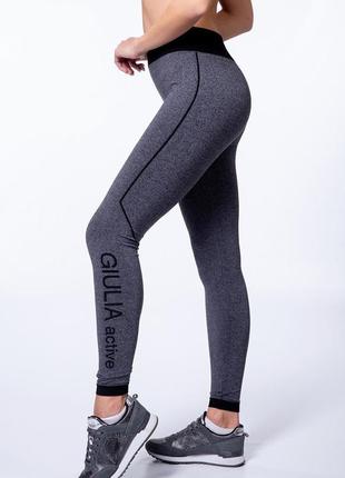 Жіночі спортивні штани leggings sport melange (model 1)3 фото