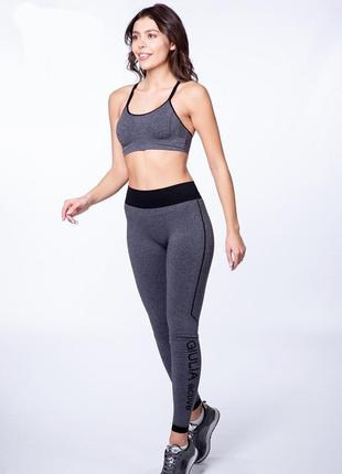 Жіночі спортивні штани leggings sport melange (model 1)7 фото