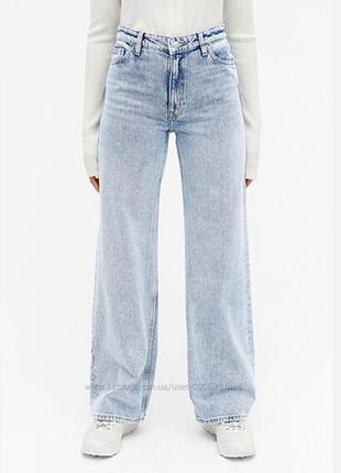 Джинсы wide leg monki клеш клеш