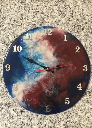 Авторські годинник з епоксидної смоли