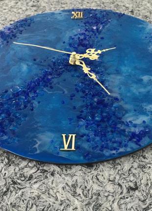 Авторські годинник з епоксидної смоли в стилі resin art sh.g.