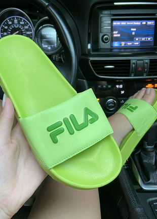 🔥 fila slip drifter green1 фото